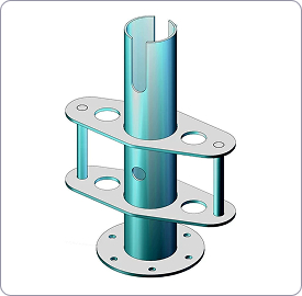 Приспособление для винтовых опор